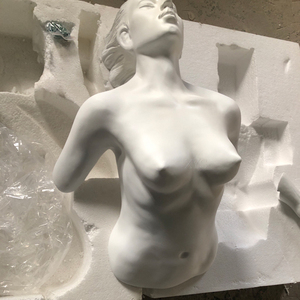 Sculpture de fée <span class=keywords><strong>nue</strong></span> en bronze coulé, figurine féminine moderne, décoration murale pour la maison - Product Image 6