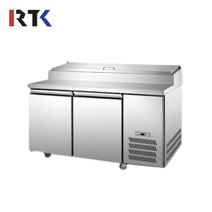 طاولة تحضير البيتزا المبردة، عرض سلطة بار، ثلاجة تحضير الساندويتشات، معدات تبريد مخصصة - Product Image 2