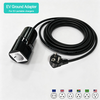 Câble d'extension portable pour chargeur de VE avec prises CCS2 Type2 J1772 pour UE, Inde, AU, Afrique du Sud - Nouveau