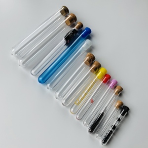 12mm 13mm 15mm 16mm 20mm 25mm clear plastic test tube with cap for packaging