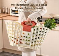 Panier pliable ajouré pour salle de bain, buanderie, pique-nique en extérieur, courses, articles ménagers – Offre spéciale