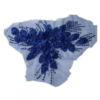 Motifs de papillons à paillettes broderie dentelle Appliques pour robe de bal robe de mariée Costumes bricolage fête