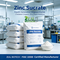 Sucrate de Zinc Oligosaccharide Chélaté Additif d'Alimentation en Zinc Organique Taux de Chélation Élevé pour Alimentation d'Aquaculture de Volaille de Porc à Griller