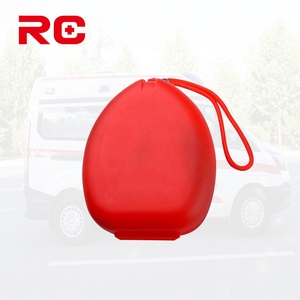 Vendita all'ingrosso della fabbrica di ventilazione per adulti Cpr maschera di salvataggio CustomizableAdult CPR viso Cpr maschera con borsa rossa - Product Image 4
