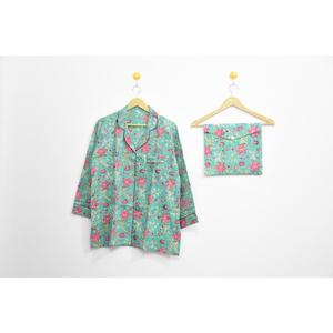 Nouvel ensemble de pyjama en coton super doux à imprimé floral, vêtements de nuit pour femmes, ensembles de vêtements de nuit confortables pour femmes - Product Image 5