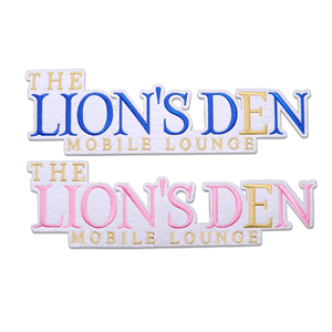 Parche Bordado Personalizado de Poliéster con Diseño de Castillo de Dibujos Animados, Letras y Logotipos Termoadhesivos para Sombreros/Ropa - Product Image 5