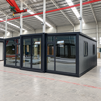 Maison conteneur préfabriquée moderne extensible 20Ft 30Ft 40Ft, Villa modulaire, Cabine de vie