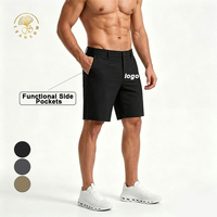 Bermudas de Hombre con Bolsillos Laterales con Cierre, Estilo Deportivo y Elegante, Directo de Fábrica