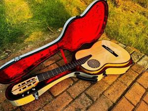 Haute qualité Sparrow Eye érable <span class=keywords><strong>classique</strong></span> tout solide <span class=keywords><strong>guitare</strong></span> <span class=keywords><strong>classique</strong></span> pour 39 pouces Shellac peinture <span class=keywords><strong>guitare</strong></span> à la main avec étui rigide - Product Image 2