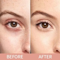 Correcteur éclaircissant pour le contour des yeux à marque privée, à l'acide hyaluronique et au beurre de karité, correcteur de couleur, neutralise les cernes, végétalien