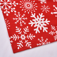 Tissu en polyester et élasthanne extensible, imprimé numérique, respirant, de poids moyen, en soie de lait, idéal pour Noël, fourni directement par l'usine