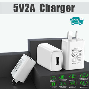 5 V 2A USB Port Jack Tường Charger 5 Volt V 2 Amp AC Để DC Power Adapter Trắng - Product Image 4