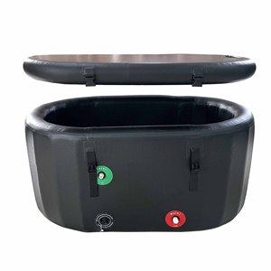 Matériau de couture de goutte fabriqué en usine seau à glace gonflable plongeant froid pour des défis d'eau froide intenses bains de glace thérapeutiques - Product Image 1