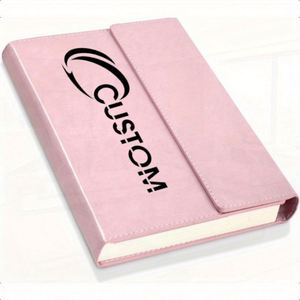Libreta de Direcciones Espiral A3 de Cuero PU, Diario Clásico de Alta Calidad con Páginas Rayadas de 100gsm, Cuaderno de Moda para Registrar el Estado de Ánimo, 80 Hojas - Product Image 1