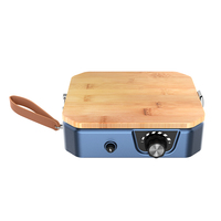 Réchaud à gaz butane portable automatique à flamme unique HNS alimenté au propane pour le camping