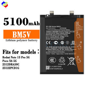 Ersatz-Handy-Akku BM5V für Mi Redmi Note 13 Pro 5G Poco X6 5G hochwertige Lithium-Ionen-Akkus - Product Image 2