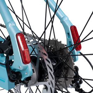 จักรยานไฟฟ้า City Bike รุ่น 700C 36V 360W ระบบขับเคลื่อนกลาง 8 สปีด แบตเตอรี่ลิเธียม เบรกดิสก์ไฮดรอลิก สำหรับผู้ใหญ่ - Product Image 4