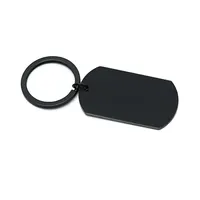 Porte-clés personnalisable de haute qualité en forme de rectangle irrégulier, gravable, avec logo sur mesure, directement de l'usine 2023