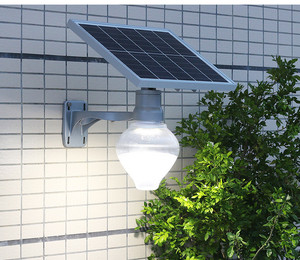 Nueva Lámpara LED de Jardín Solar de Aleación de Aluminio para Paisajes Rurales, Parques y Calles Pequeñas, de Montaje en Pared - Product Image 1