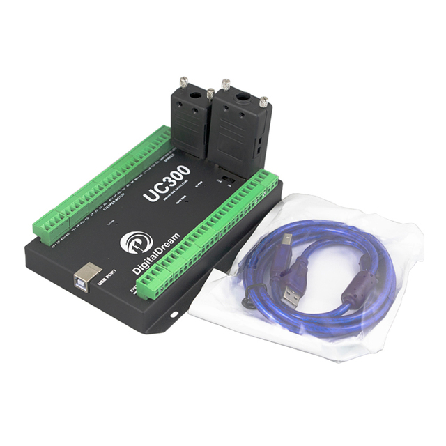 Wavetop-auto UC300 USB Mach3 CNC Motion Controller NVUM Upgrade 3/4/5/6 Axis Motion Control Card for CNC Milling Machine