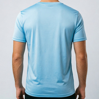 Großhandel Bedruckte Vlies-T-Shirts 100% Polyester Schnelltrocknend Kurzarm Lässig Regular Fit Individuelle Größe Farbe Logo Blanko-Shirts