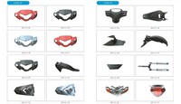 Repuestos de Plástico ABS para Motocicleta Yamaha Crypton LYM-110 C8