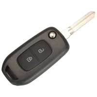 2/3 boutons pour Renault Sandero Dacia Logan Lodgy Dokker Duster Coque de clé à distance rabattable pour voiture VAC102 VA2 Lame de clé