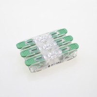 Connecteurs de câblage rapides à levier 32A 450V, bornes réutilisables en ligne 4 ports pour domotique, haut-parleurs et boîtes de jonction