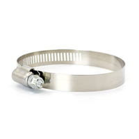 Collier de serrage réglable en acier au carbone zingué de type américain pour tuyau d'eau automobile