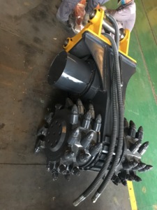 หัวตัดดรัมสำหรับรถขุดไฮดรอลิกแบบหมุนสำหรับงานหนัก รับประกัน 1 ปี - Product Image 4
