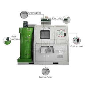150 kg/std Kupfer granulator + Kunststoff abscheider-Drehen Sie E-Waste in den Umsatz strom - Product Image 4
