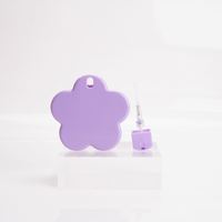 Botol Semprot Kabut Halus Plastik Bentuk Bunga Sakura 50ML Mewah, Kosong, Dapat Diisi Ulang, Wadah Parfum & Setting Spray Makeup