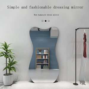 <span class=keywords><strong>Espejo</strong></span> de <span class=keywords><strong>Pared</strong></span> Curvo en Forma de 8, <span class=keywords><strong>Espejo</strong></span> Colgante de Forma Irregular para Dormitorio, Sala de Estar, Decoración del Hogar, Venta al Por Mayor Directo de Fábrica - Product Image 4