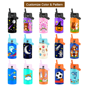 Tùy Chỉnh 12Oz 16Oz 18Oz Toddler Uống Chai Nước Cho Trẻ Em Thép Không Gỉ Trẻ Em Trẻ Em Phích Chai Nước - Product Image 3