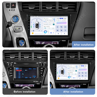 MEKEDE X10 X20 X30 X40 Head Unit Mobil Android 2K Kipas Pendingin Car-play DSP Navigasi untuk Toyota Prius Plus V Alpha 2012-2017