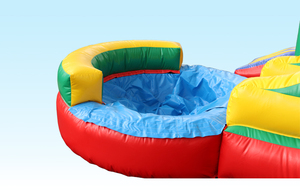 Hot air balloon theme Castle full d'entrain pvc inflatable for sale - Product Image 5