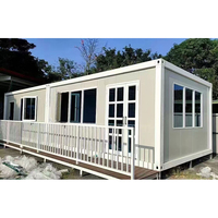 Maison modulaire préfabriquée de luxe de 3 chambres à coucher Conteneur détachable avec panneaux sandwich Immeuble d'appartements préfabriqué de luxe