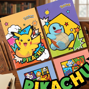 Carnet de notes coréen Pokémon pour enfants, reliure cousue, dessin animé, fournitures scolaires, cadeau pour étudiants, vente en gros - Product Image 2