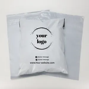 ZMY Custom Matte Black Mailer Envelope Courier Package Bag Polythene Bags Packaging Frosted Poly Mailers