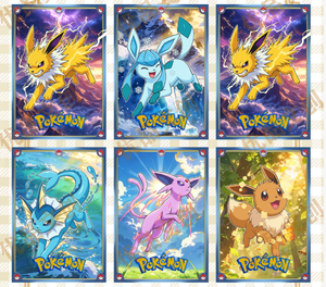 YQ Pokemoned Fan Art Stampa Colorata Decorazione 3D <span class=keywords><strong>da</strong></span> Esposizione Regalo Sigillato Collezione Pokemond Magnete <span class=keywords><strong>da</strong></span> Frigo con Sabbie Mobili Liquide per Famiglia - Product Image 4