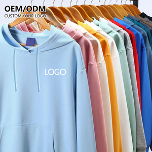 Sudadera con Capucha Unisex al por Mayor de Algodón, con Logotipo Personalizado Impreso, Sudadera Lisa para <span class=keywords><strong>Hombre</strong></span>, Talla Grande para Invierno, Poliéster/Algodón - Product Image 1
