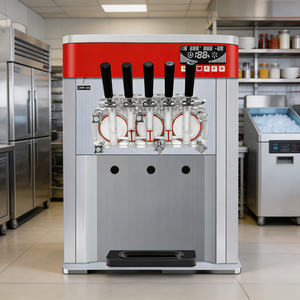 Máquina Automática de Helados de Cinco Cabezas, Máquina de <span class=keywords><strong>Helado</strong></span> Suave de Acero Inoxidable de Alta Resistencia - Product Image 1
