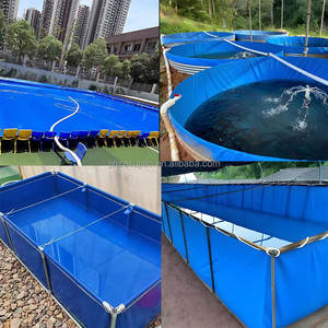 Tanque de Cultivo de Peces Elevado de PVC, Estanque de Peces al Aire Libre para Equipos de Acuicultura - Product Image 5