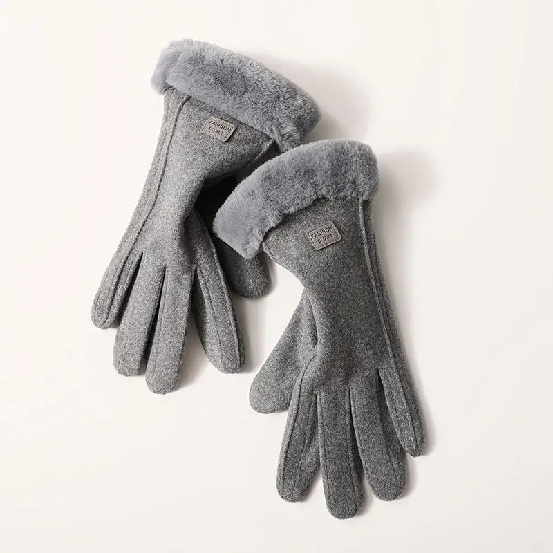 Women's Winter Touch Screen Gloves Warm Fleece Lined Knit Gloves Winter Texting Gloves