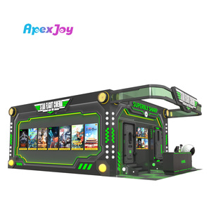 फ्लाइंग सिनेमा 9d/12 डी हटाने योग्य केबिन आउटडोर थीम पार्क गति सीट बनाम सामग्री गतिशील 3 डी अनुभव पीसी/धातु/लकड़ी - Product Image 3