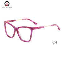 Nouvelles lunettes Vintage à la mode montures d'oeil de chat lunettes optiques femme acétate lunettes montures de lunettes