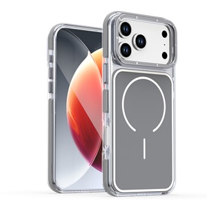 Funda de Acrílico para Teléfono Celular iPhone 17pro 16plus 15pro 14 13pro 12promax, Antiamarilleo, Magnética, Antigolpes, para iPhone 17 - Product Image 1