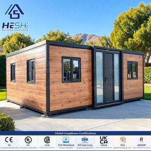 Maison préfabriquée pliable et portable, prête pour l'énergie solaire hors réseau, en conteneur extensible de 30 pieds, 2 chambres, 1 salle de bain, étanche, type Casita - Product Image 1
