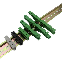 2 adaptateurs avec 4 vis Drg-03, support de carte de circuit imprimé, support de carte de circuit imprimé, support de montage de carte de circuit imprimé pour rail DIN de 35 mm