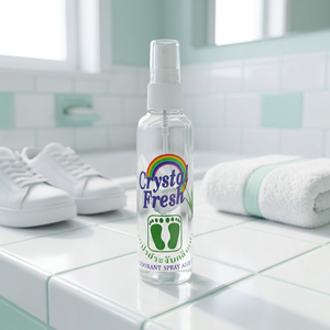 CRYSTAL FRESH 100ml Desodorante Antitranspirante Mineral en Aerosol Líquido Certificado ISO9001 ISO22716 para Mujer CSPW-100 - Product Image 1